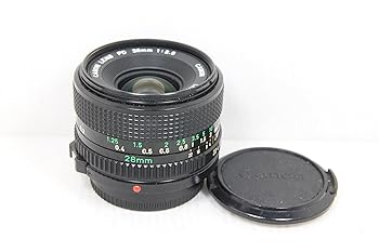 【中古】［人並み外れたに似つかわしい］Canon MF水晶体 NewFD 28粍 F2.8