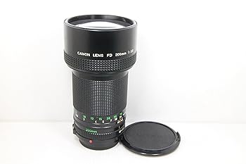 【中古】［人並み外れたに似つかわしい］Canon MF水晶体 NewFD 200粍 F2.8