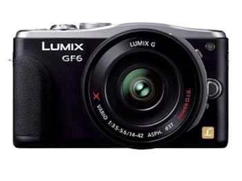 【中古】［非常に良い］パナソニック ルミックス ミラーレス一眼カメラ ルミックス GF6 レンズキット 電動標準ズームレンズ付属 ブラック DMC-GF6X-K｜スカーレット2021