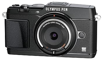 【中古】［非常に良い］OLYMPUS ミラーレス一眼 PEN E-P5 ボディ(ボディキャップレンズ BCL-1580セット) ブラック E-P5 BODY BLK
