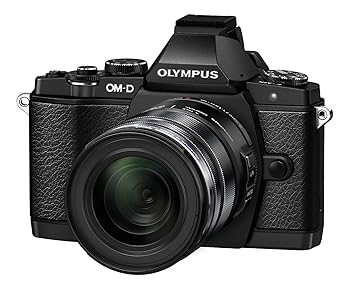 【中古】OLYMPUS ミラーレス一眼 OM-D E-M5 12-50mm EZレンズキット エリートブラック E-M5 EZ LKIT EBLK