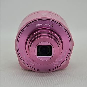 【中古】［人並み外れたに似つかわしい］SONY デジタル写真機 Cyber-shot レンズスタイルカメラ QX10 サクラ色 DSC-QX10-P
