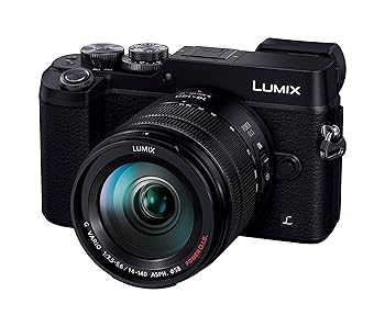 【中古】［非常に良い］パナソニック ミラーレス一眼カメラ ルミックス GX8 レンズキット 高倍率ズームレンズ付属 2030万画素 ブラック DMC-GX8H-K