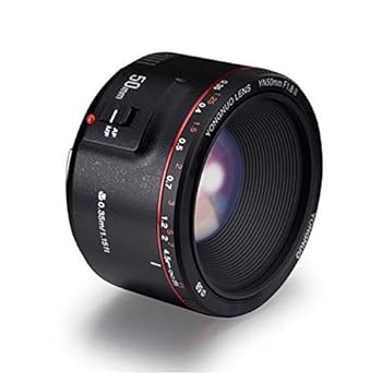 【中古】［非常に良い］YONGNUO 単焦点レンズ Canon YN50mm F1.8 II EFマウント フルサイズ対応 RP/R5/R/1500D/80D/5DIV/5Dsr/7DII/5DIII/5DII/6D/650D/1200D/600D/60D/