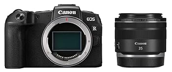 【中古】［人並み外れたに似つかわしい］Canon 銀鏡受け答え一眼写真機 EOS RP RF35 MACRO IS STM 水晶体一揃いの道具 EOSRP-35MISSTMLK