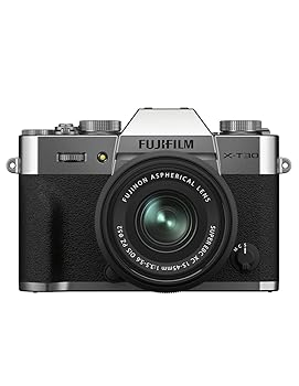 【中古】［人並み外れたに似つかわしい］富士フイルム(FUJIFILM) 銀鏡受け答え一眼 X-T30II XC水晶体一揃いの道具 しろがね色 F X-T30 II LK-1545-S
