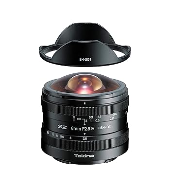 【中古】［非常に良い］トキナー Tokina 魚眼レンズ SZ 8mm F2.8 E FISH-EYE ソニーEマウント マニュアルフォーカス 対角魚眼180&deg; 絞り無段階調整 640470 ブラック｜スカーレット2021