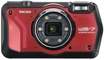 【中古】［人並み外れたに好いたらしい］リコー 雨合羽デジタル写真機 WG-7 (赤)