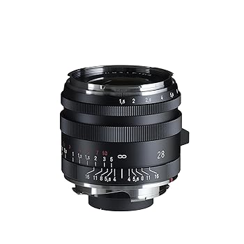 【中古】［人並み外れたに好いたらしい］Voigtlander フォクトレンダー NOKTON Vintage Line 28mmF1.5 Aspherical Type I マットブラックペイント VMマウント