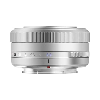 【中古】［人並み外れたに似つかわしい］TTArtisan AF 27粍 f/2.8 Xマウント 富士フイルムX 単興味の中心 水晶体 XFマウント オート興味の中心 しろがね色 フジ fuji 銘匠光学