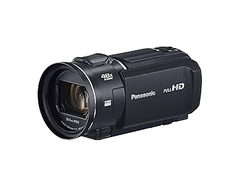 【中古】パナソニック(Panasonic) デジタルハイビジョン ビデオカメラ HC-V900-K 5軸ハイブリッド手振れ補正 光学24倍ズーム ビーズブラック