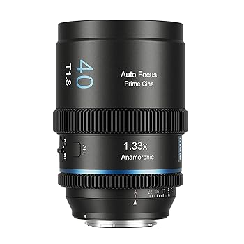 【中古】SIRUI 40粍 T1.8 1.33X アナモルフィックレンズ、S35 オートフォーカスレンズ、M4/3 マウント写真機相応う（MFT マウント、ニュートラルフレア）