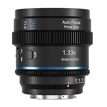 【中古】SIRUI 20mm T1.8 1.33X アナモフィックレンズ S35 オートフォーカスレンズ（Xマウント対応） X-A/X-E/X-T/X-PROシリーズ/X-H2/H2S/X-S10/20-ブル