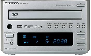 【中古】［人並み外れたに好いたらしい］ONKYO INTEC155 プログレッシブヴィデオディスク電気蓄音機 DV-S155X(S) /しろがね色