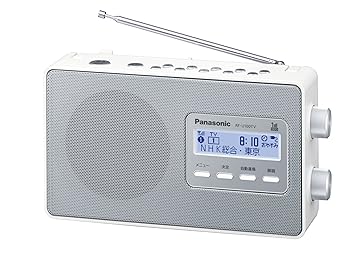 【中古】［非常に良い］パナソニック ラジオ FM/AM/ワンセグTV音声 ホワイト RF-U100TV-W｜スカーレット2021