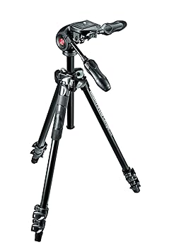 【中古】［非常に良い］Manfrotto 三脚 290シリーズ LIGHT アルミニウム 3段 3ウェイ雲台キット MK290LTA3-3W