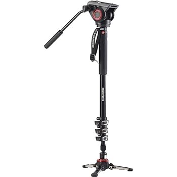 【中古】［非常に良い］マンフロット(Manfrotto) 一脚 XPROフルードビデオ一脚 フルード雲台MVH500AH相当品付属 アルミニウム MVMXPRO500