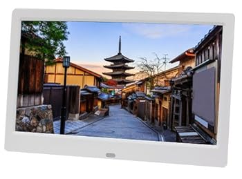 【中古】［非常に良い］ドリームメーカー 10.1インチデジタルフォトフレーム「SP-101FM」ホワイト (白)