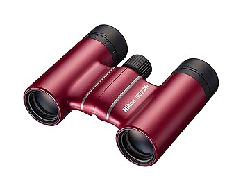 【中古】Nikon 小型望遠鏡 アキュロンT02 8x21 ダハプリズム式 8倍21差しわたし 赤いこと ACULON ACT028X21RD 家電-その他