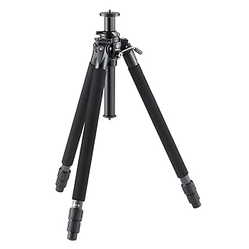 【中古】［非常に良い］Velbon カーボン三脚 Professional Geo N730 3段 ナットロック 脚径32mm 大型 ギヤ式エレベーター 雲台別売 カーボン脚 448019