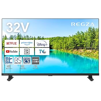【中古】REGZA 32in Airplay サイバー空間映像相応う 高品位テレビ V35Nつづき物 液晶 32V35N 2024年青写真