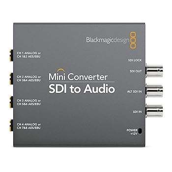 【中古】［非常に良い］Blackmagic Design Mini Converter SDI to Audio｜スカーレット2021