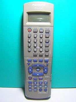 【中古】［人並み外れたに好いたらしい］パナソニック ヴィデオディスク遠隔操作 EUR7901KEO