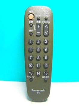 【中古】［人並み外れたに好いたらしい］パナソニック テレビ受像機遠隔操作 TNQE063