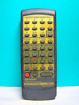 【中古】［非常に良い］シャープ オーディオリモコン MD-F11 RRMCG0187AWSA