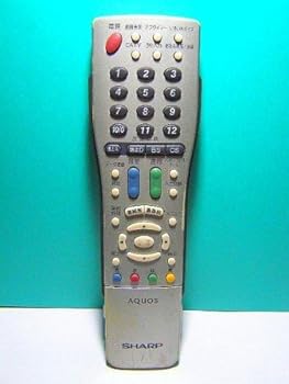 【中古】読みやすい テレビ受像機遠隔操作 GA366WJSA