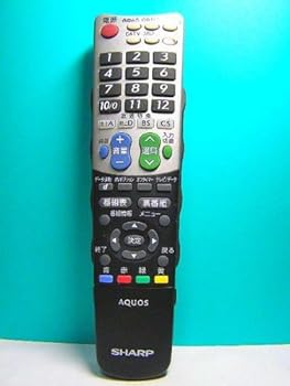 【中古】［非常に良い］シャープ テレビリモコン GA654WJSA 蓋無