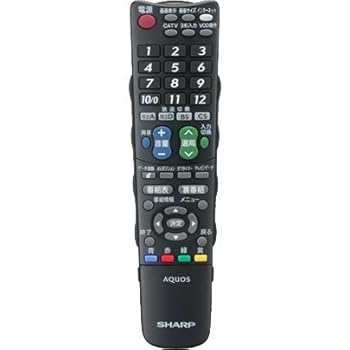 【中古】［非常に良い］シャープ（SHARP) 液晶テレビ 純正リモコンGA674WJSA (0106380291)｜スカーレット2021
