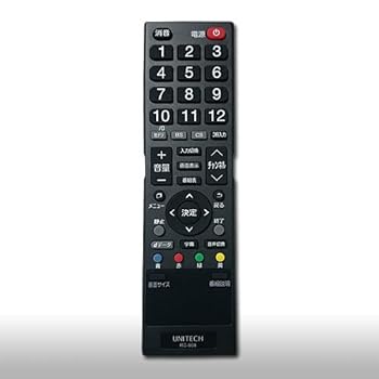 【中古】［人並み外れたに好いたらしい］ユニテク RC-008 液晶テレビ受像機用 遠隔操作 UNITECH