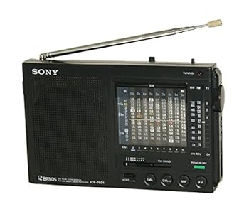 【中古】SONY ソニー ICF-7601 高性能ポータブル受信機(FM/MW/SW10バンド)|スカーレット2021