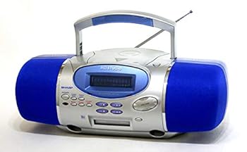 【中古】［非常に良い］SHARP シャープ MD-F120-A ブルー MD/CDシステム（ラジカセ形状タイプ）