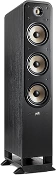 【中古】［人並み外れたに好いたらしい］豚肉オーディオ POLK AUDIO SIGNATURE ELITE ES60 フロアスタンディングスピーカー 黒いこと ES60BLK（1本）