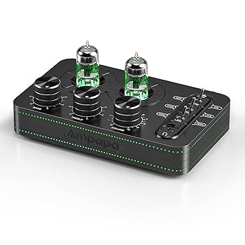 【中古】Ampapa A1真空管 フォノプリアンプ ヘッドフォンアンプ ホームステレオ デスクトップコンピュータ レシーバー用 トーンコントロール機能搭載 MM|スカーレット2021