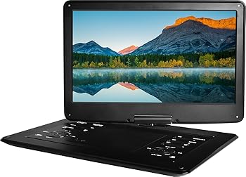 【中古】OVERTIME 15.6インチ フルセグ ポータブルDVDプレーヤー OT-TVD156AK