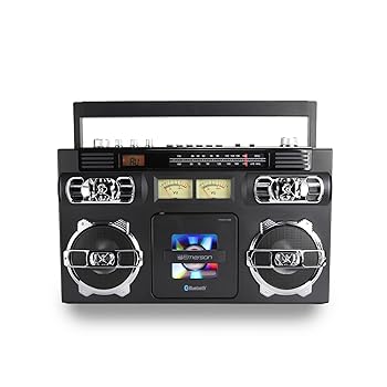 【中古】［人並み外れたに好いたらしい］Emerson EPB-3004 レトロ 携帯型 CD ラジカセ