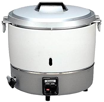 【中古】リンナイ 業務用ガス炊飯器(プロパンガス用) 【普及タイプ】 ゴム管接続/直径9.5mm 3升用 RR-30S1-LP