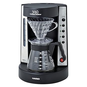 【中古】［非常に良い］HARIO V60 珈琲王コーヒーメーカー 2~5杯用 ブラック EVCM-5B｜スカーレット2021