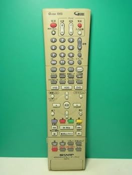 【中古】［非常に良い］シャープ HDD・DVD・ビデオリモコン GA374PA