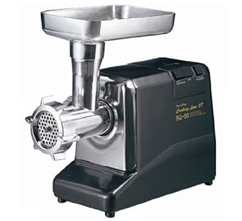 【中古】福農産業 電動ミンサー SG-50 【挽肉・未醤営造に 使い果たすワット数350W とり捨てる一皿3類概念・腸詰め差し押さえ3大きさ付】