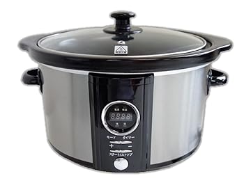【中古】［非常に良い］アルファックス・コイズミ スロークッカー・タイマー付 2.5L 煮込み名人 ステンレス JSC-T25/ST