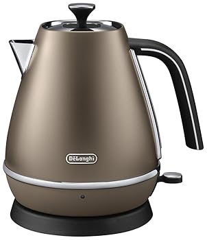 【中古】［非常に良い］デロンギ(DeLonghi) 電気ケトル ディスティンタ コレクション フューチャーブロンズ 1.0L 空だき防止 自動電源オフ KBI1200J-BZ