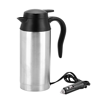【中古】［人並み外れたに好いたらしい］12/24V 750ML 車用ポット 車載明かりポット 鉄道車両ポット 保温壜 ステンレス鋼製大電気容量 壜明かり湯沸かし 旅する用 カップラーメンに 珈琲に 乳 その他-TV・オーディオ・カメラ