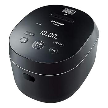 【中古】［非常に良い］シャープ 炊飯器 5.5合 IH式 PLAINLY 匠の火加減 ブラック KS-HF10B-B｜スカーレット2021