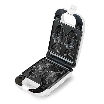 【中古】洗えるたい焼きメーカー KDHS-013W たい焼き器 鯛焼き型 おやつ スイーツ お子様と一緒に おうちで手軽になつかしの味 簡単調理 お手入れ簡単 LI