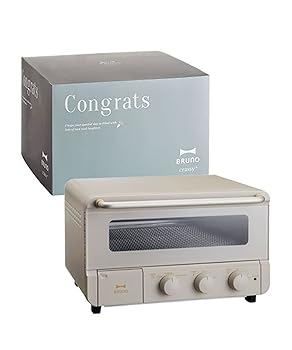 【中古】［人並み外れたに好いたらしい］BRUNO トースター 4枚 一般受け 水蒸気役立つこと 気温調節する タイマー お祝 引き移る祝 一緒になる祝 差し上げ物 差し上げ物 グレージュ 青碧ノ 水蒸気\u0026ベイク トゥー