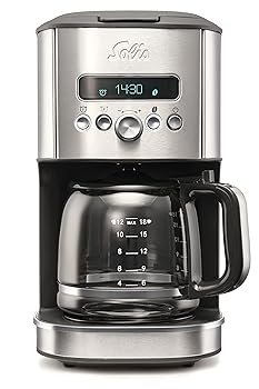 【中古】ソリスアロマブリューワー(Solis Aroma Brewer)18杯用ドリップ珈琲製造業者 しろがね色SK1021